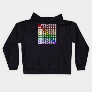 Metaverse Rainbow Kids Hoodie